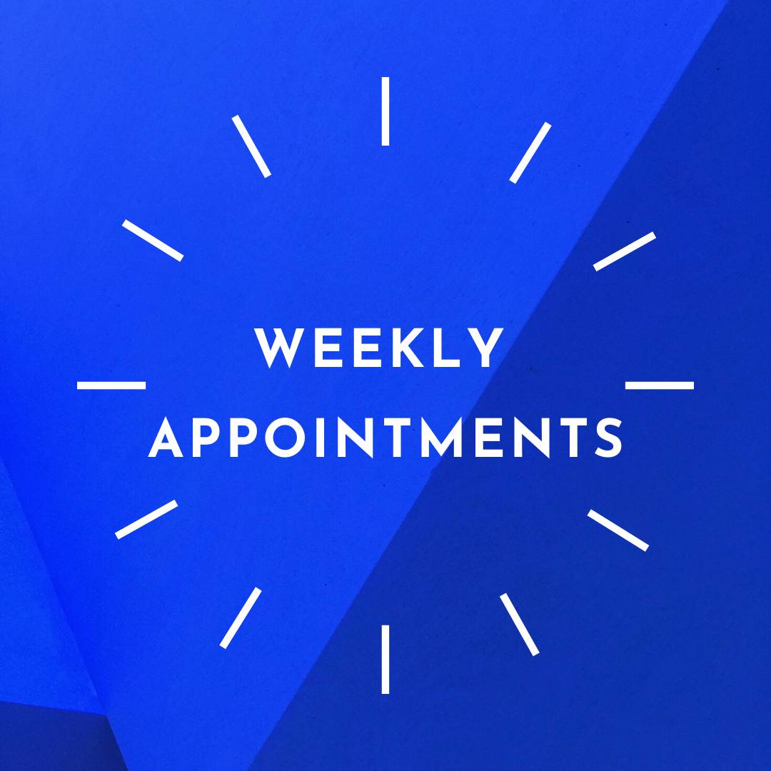 learn more about weekly appointments